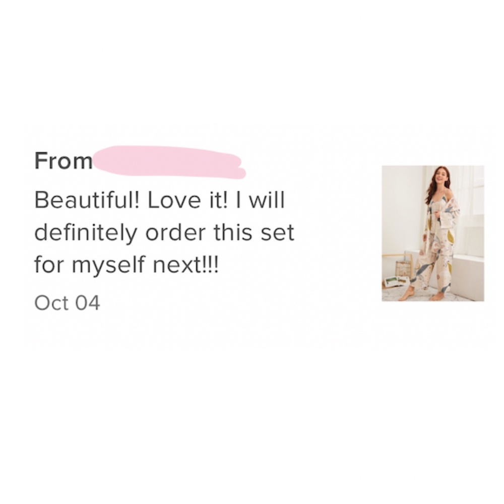 3 Piece Pastel Color Floral Print Pajama Set - Picture 8 of 10